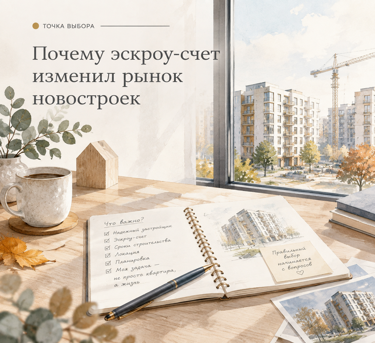 Почему эскроу-счет изменил рынок новостроек
