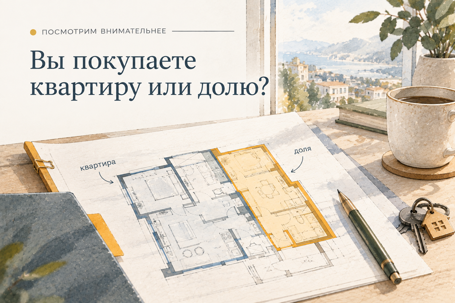 Вы покупаете квартиру или долю?